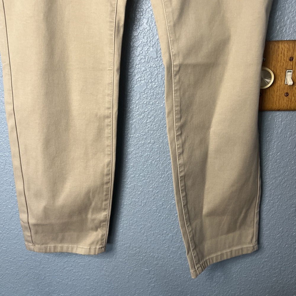 NWT Women's JACHS Girlfriend Tan Straight Leg Ankle Pant Size 8 - Picture 3 of 7